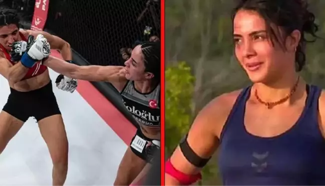 Survivor'daki halinden eser yok! Ringde Fransız rakibini perişan eden Sabriye, MMA tarihine geçti