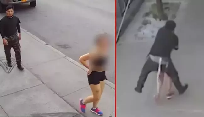 ABD'yi ayağa kaldıran taciz olayı! Dakikalarca takip ettiği kadının üzerine atlayarak vücuduna dokundu