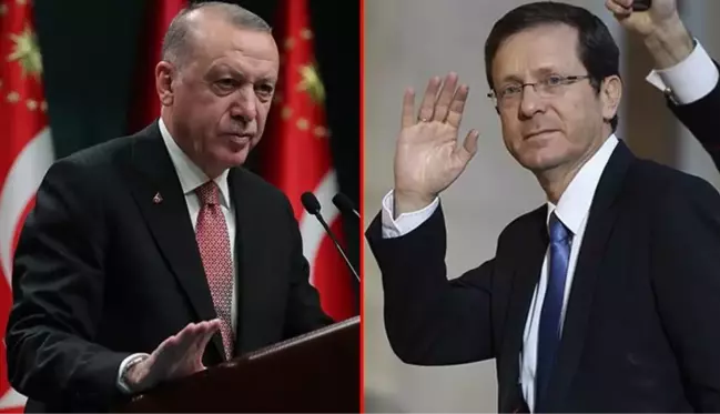 Cumhurbaşkanı Erdoğan, İsrail Cumhurbaşkanı Hertzog ile görüştü