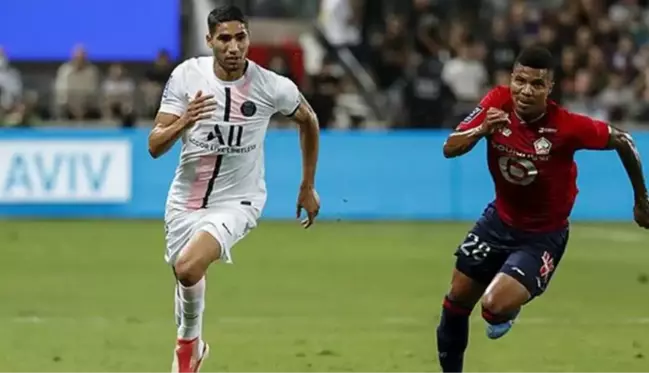 PSG'de Achraf Hakimi, Filistin'e destek verdiği için İsrailli taraftarların protestosuna maruz kaldı