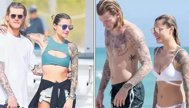 Thomalla, kendisini aldatan Karius'tan intikamını dudak dudağa fotoğrafla aldı