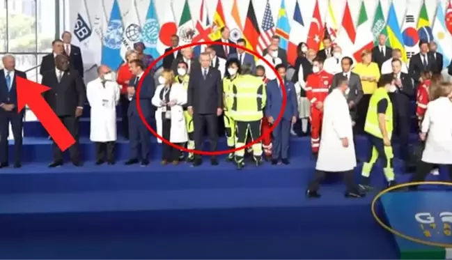 G20 Liderler Zirvesi'nde aile fotoğrafı çekimine Cumhurbaşkanı Erdoğan'a gösterilen ilgi damga vurdu