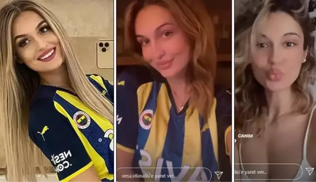 Fenerbahçe'nin güzel yengesi taraftarlarla arayı düzeltti! Paylaşımları dikkat çekti