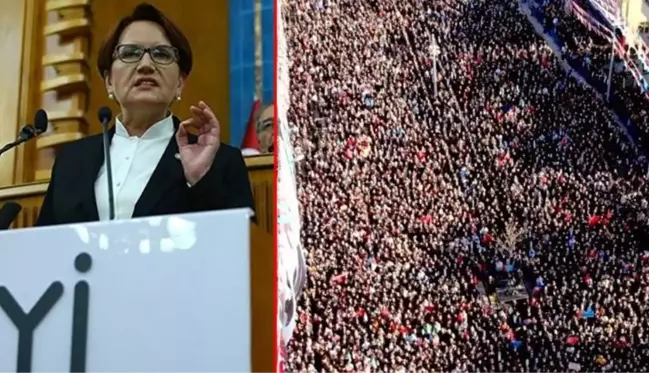 Akşener'den Denizli mitingine başka illerden insan taşıdıkları iddiasına yanıt: Nazar etme ne olur, çalış senin de olur