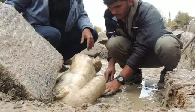 Aizanoi Antik Kenti'ndeki kazı çalışmalarında 