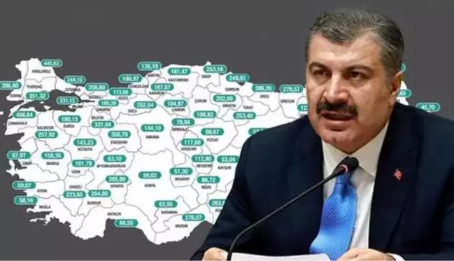 Sağlık Bakanlığı güncel verileri paylaştı! Osmaniye aşılamada birinci sırada