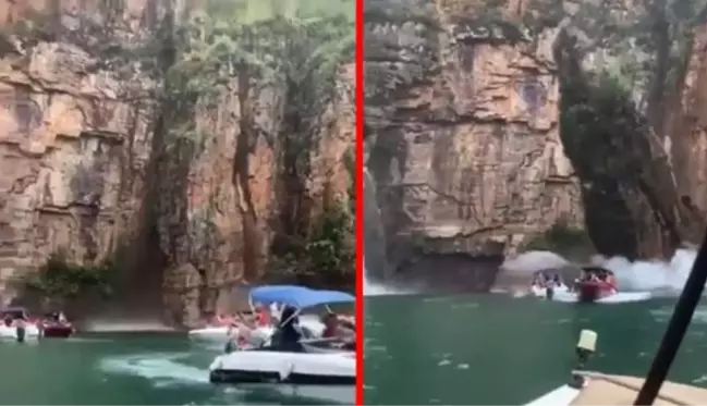 Brezilya'da kopan devasa kaya parçası turistlerin üzerine düştü: 2 ölü, 34 yaralı