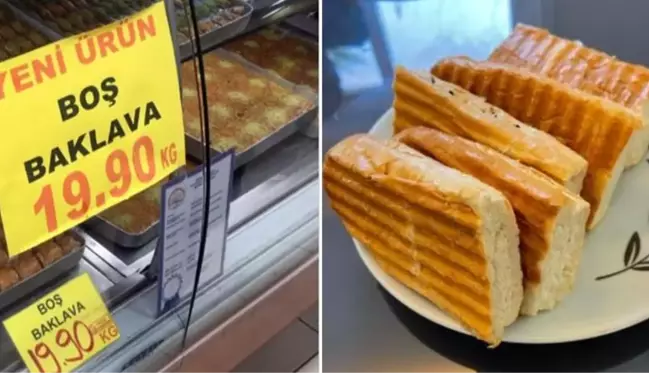 Bu ürün fiyatı nedeniyle tutar! Boş baklavanın ardından boş tost da satılmaya başlandı