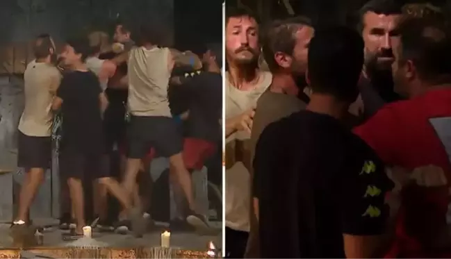 Survivor'da yumruklu kavga! Yasin, takım arkadaşı Hikmet'e saldırdı