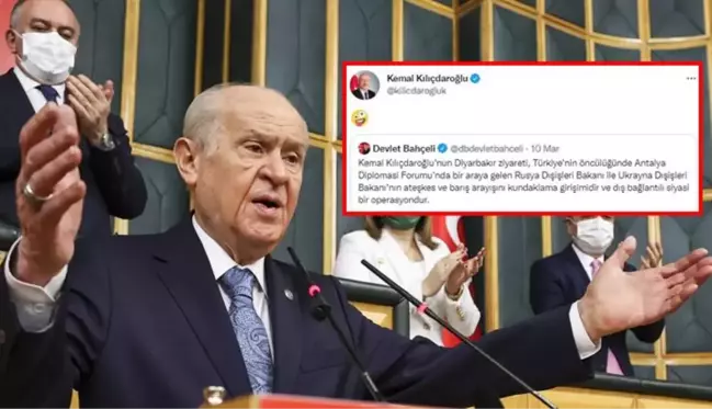 Bahçeli'den Kılıçdaroğlu'nun emojili paylaşımına yanıt: Ergenler gibi davranmaktan vazgeç