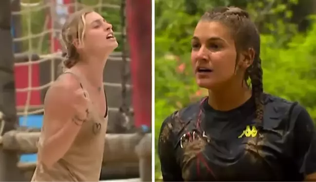 Survivor All Star'da oyunu yarıda bırakan Nisa ile Yağmur birbirine girdi