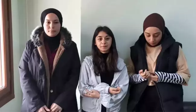 Fırtınada uçan çatıdan son anda kurtulan üniversite öğrencisi genç kızlar korku dolu o anları anlattı