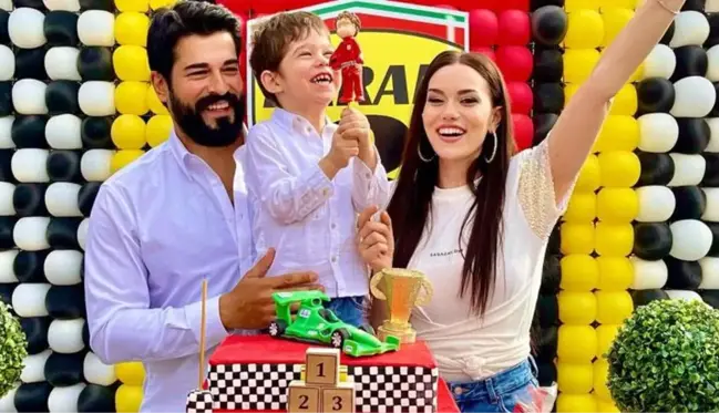 Fahriye Evcen ve Burak Özçivit'in oğulları Karan 3 yaşında! Doğum günü paylaşımları beğeni rekoru kırıyor