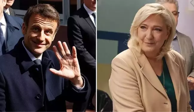 Son Dakika: Fransa'da seçimin galibi belli oldu! Aşırı sağcı Le Pen ile yarışan Macron yeniden cumhurbaşkanı seçildi