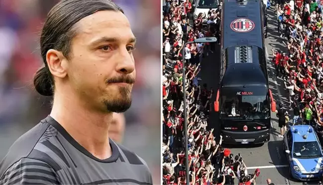 Sen ne yaptın Ibrahimovic! Milan'ın takım otobüsünde facianın eşiğinden dönüldü