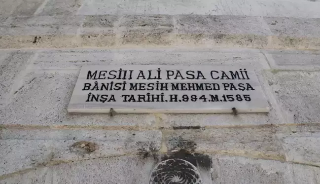 Mesih Ali Paşa Camii restorasyonun ardından yeni yüzüne kavuştu