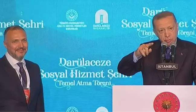 Temel atma törenine damga vuran olay! Erdoğan müteahhite kızdı: Hamza Bey değiştirelim bunu