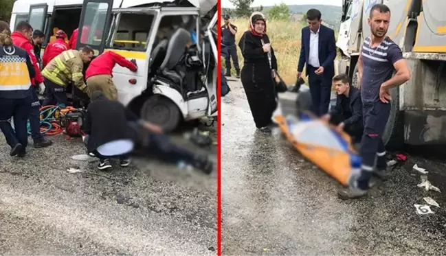 Son Dakika! Balıkesir-Kütahya yolunda bir minibüs ile tanker çarpıştı: 7 ölü, 11 yaralı