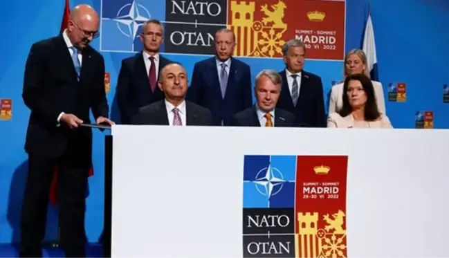 Son dakika: Türkiye, İsveç, Finlandiya ve NATO arasındaki 4'lü zirvenin ardından ortak bildiri imzalandı! İşte alınan kararlar