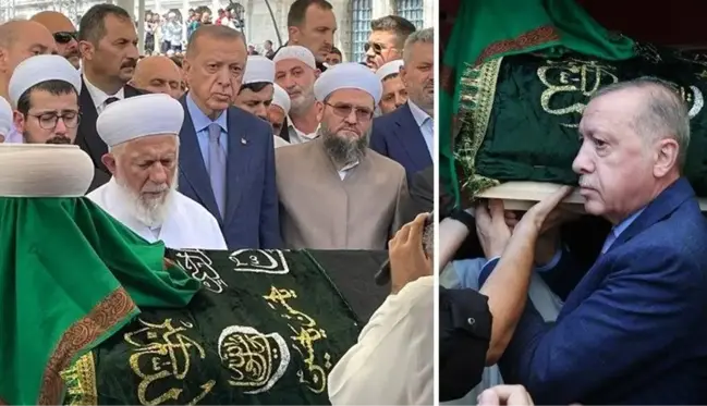 Cumhurbaşkanı Erdoğan'dan Mahmut Ustaosmanoğlu'nun cenazesine katıldığı için kendisini eleştirenlere yanıt