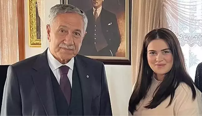 Bülent Arınç'ın yeğeni siyasete atıldı! İşte rozetini taktığı parti