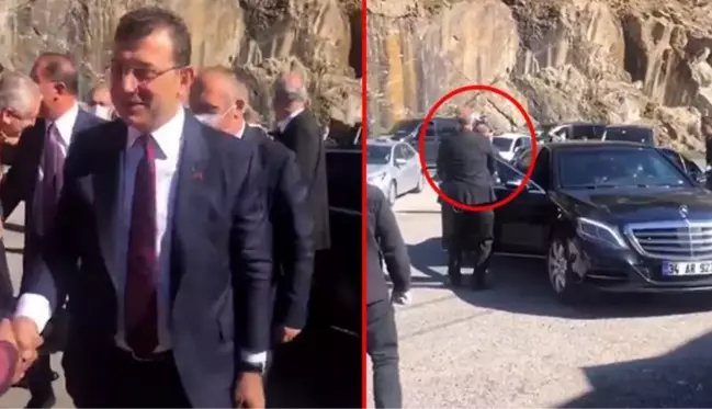 İmamoğlu, uzun araç konvoyuyla restorana gitti, kapı açma detayı olay oldu