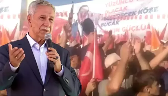 Erdoğan mitingi öncesi konuşan Bülent Arınç, AK Partililer tarafından yuhalandı