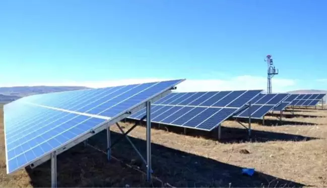 Belediyenin kurduğu güneş santrali, neredeyse tüm beldenin elektrik ihtiyacını karşılıyor