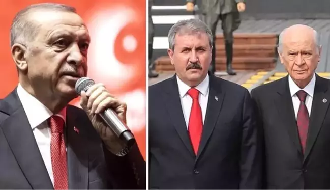 Türkiye Yüzyılı programında dikkat çeken detay! Bahçeli'ye teşekkür eden Erdoğan, Destici'yi es geçti