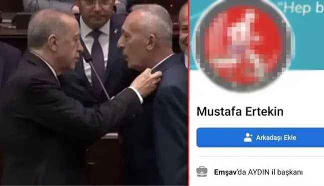 Aman Erdoğan görmesin! Rozetini bizzat taktığı eski CHP'linin profilinde unuttuğu fotoğraf bomba