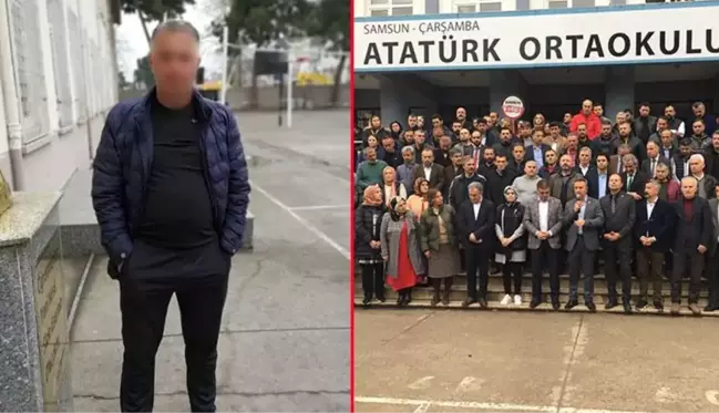 Samsun'da oğlunun anlattıklarını duyan baba, okulu basıp öğretmeni tekme tokat dövdü