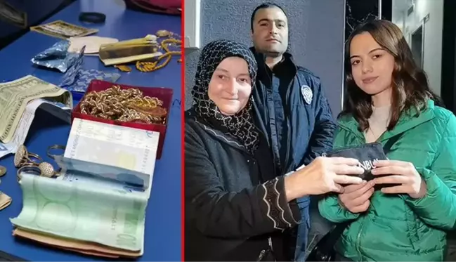 Gençlerden örnek hareket! Para ve altın dolu çantayı bulunca hemen karakola götürdüler