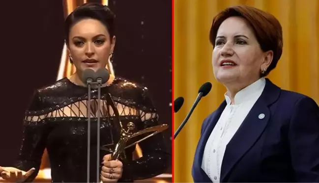 Ezgi Mola'nın çağrısı Altın Kelebek ödül törenine damga vurdu! Akşener'den yanıt gecikmedi