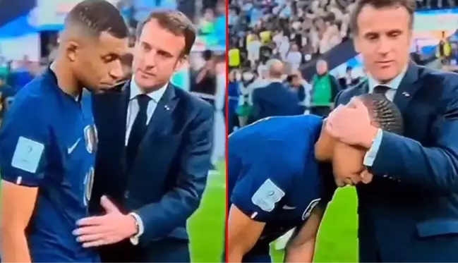 Dünya Kupası'nı kaybeden Fransa'da Mbappe'nin Cumhurbaşkanı Macron'a hareketi olay oldu