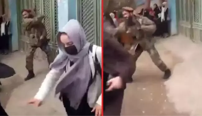 Görüntü Afganistan'dan! Üniversite yasağını protesto eden kadınları sokak ortasında kırbaçladılar