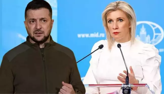 Rusya Dışişleri Bakanlığı Sözcüsü Zaharova, Ukrayna lideri Zelenski'ye küfür etti