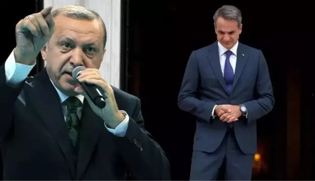 Son Dakika! Cumhurbaşkanı Erdoğan'dan Yunanistan Başbakanı Miçotakis'e: Yanlış yaparsan çılgın Türkler üzerine yürür