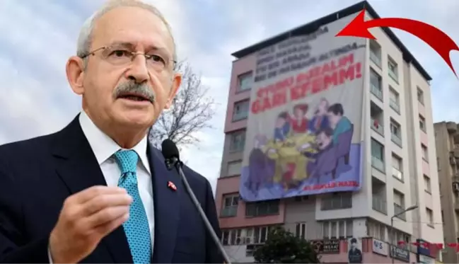 AK Parti Gençlik Kolları'nın astığı 6'lı Masa pankartı ilçeyi karıştırdı! CHP suç duyurusunda bulundu