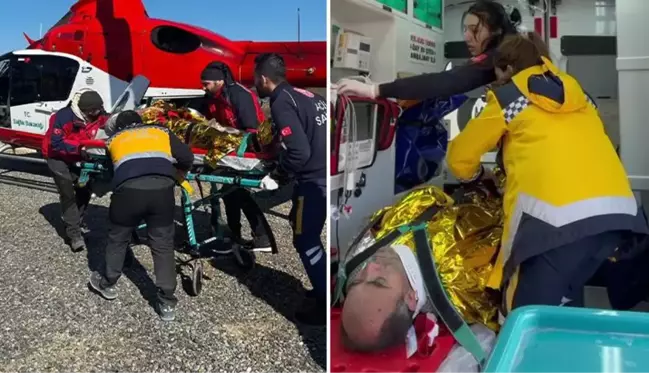 130 saat sonra ailesiyle enkazdan çıkan babanın ambulanstaki sözleri herkesi ağlattı: Sizi rahatsız ediyorum