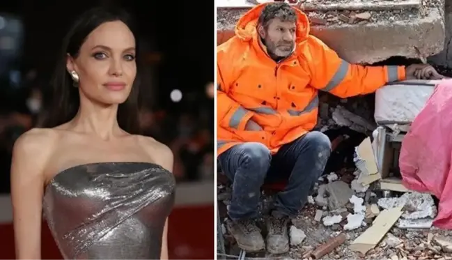 Angelina Jolie, depremin sembol fotoğrafını paylaşıp afetzedeler için bağış çağrısı yaptı