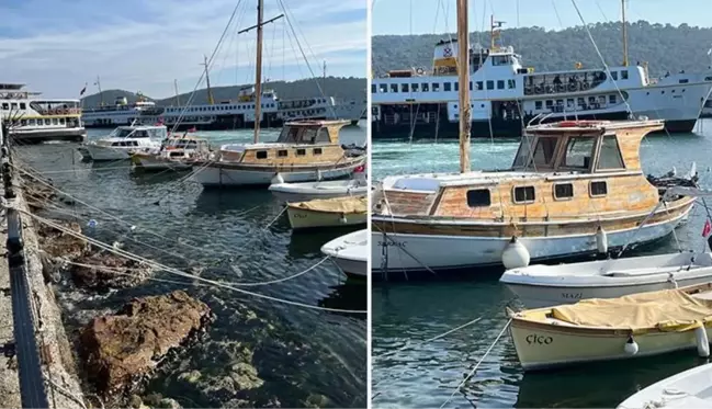 Burgazada'da dümeni kilitlenen yolcu vapuru paniğe neden oldu