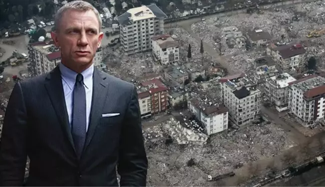 Dünyaca ünlü oyuncu Daniel Craig, depremzedeler için 101 milyon strelin topladı