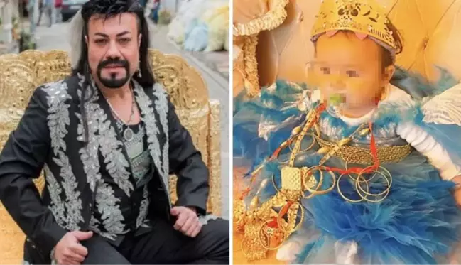 Kobra Murat altınlara boğduğu torunu için bu sefer de 7 tane kurban kestirdi