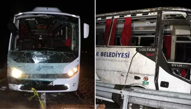 Kayseri'de devrilen yolcu otobüsündeki 3 kişi öldü, 19 kişi yaralandı