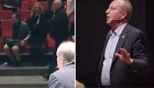 Muharrem İnce, kendisine soru soranları FETÖ'cü olmakla suçlayınca tansiyon yükseldi! Seyirciler salonu terk etti