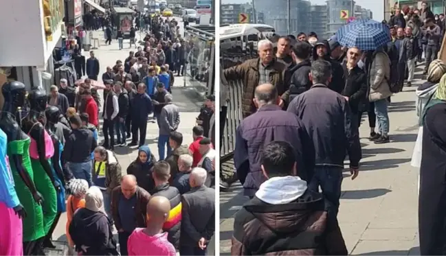 İstanbul'da ucuz baklava kuyruğu! Fiyatı duyan sıraya giriyor