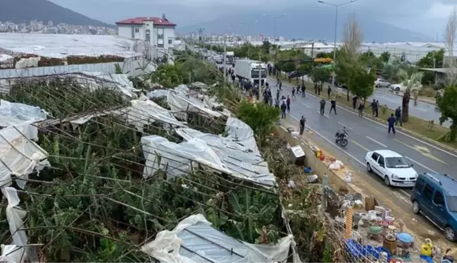 Anamur'u vuran hortum felaketinin bilançosu: 13 kişi yaralandı, 100 sera zarar gördü