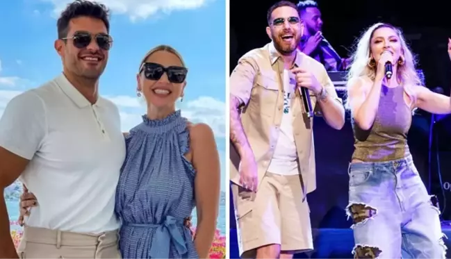 Hadise, aylar önce Mehmet Dinçerler'le verdiği pozu şimdi de Murda ile çektirdi