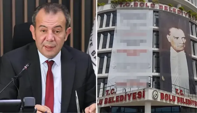 Bolu Belediyesi'nin sığınmacı pankartı seçim yasaklarına aykırı bulundu