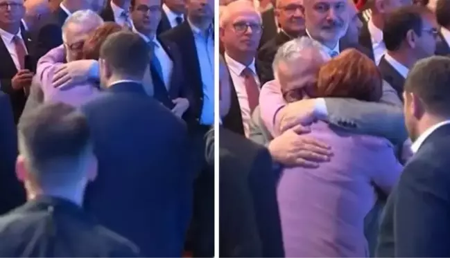 Celal Şengör, Meral Akşener'e sarılarak hüngür hüngür ağladı